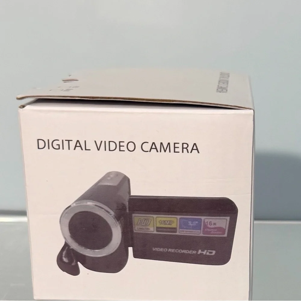 Black Digital Video Camera LCD Display Screen